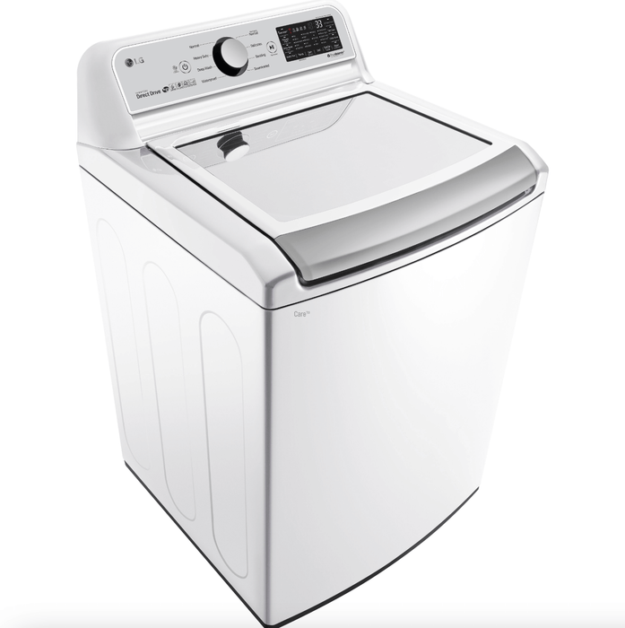 LG 27 Inch Top Load Washer with TurboWash in White 5 cu. ft. (WT7300CW)