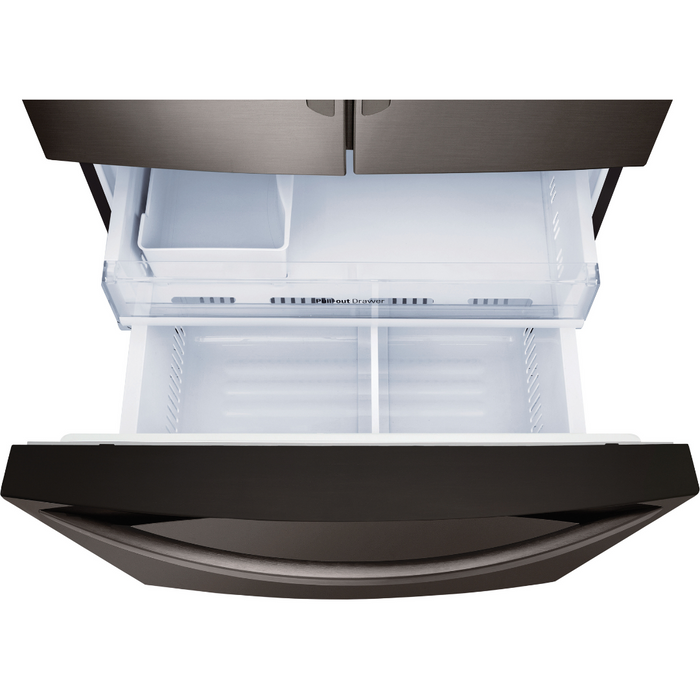 LG 36 Inch French Door Refrigerator in Black Stainless Steel 28 Cu. Ft. (LFXS28968D)