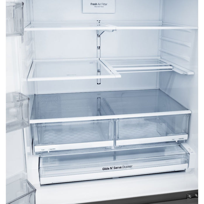 LG 4-Piece Kitchen Appliance Package with Range, French Door Refrigerator, Microwave, and Dishwasher (4KAP-LGLRLMLD30)
