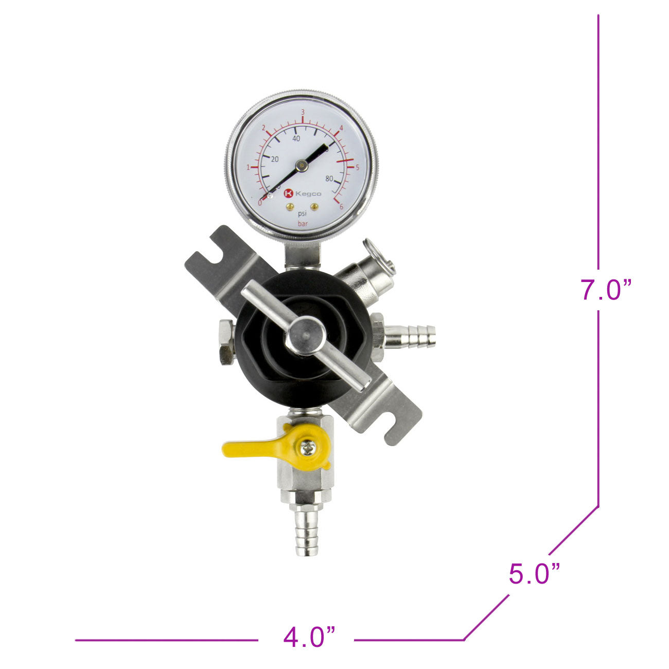 Commercial Grade Single Gauge Secondary Regulator