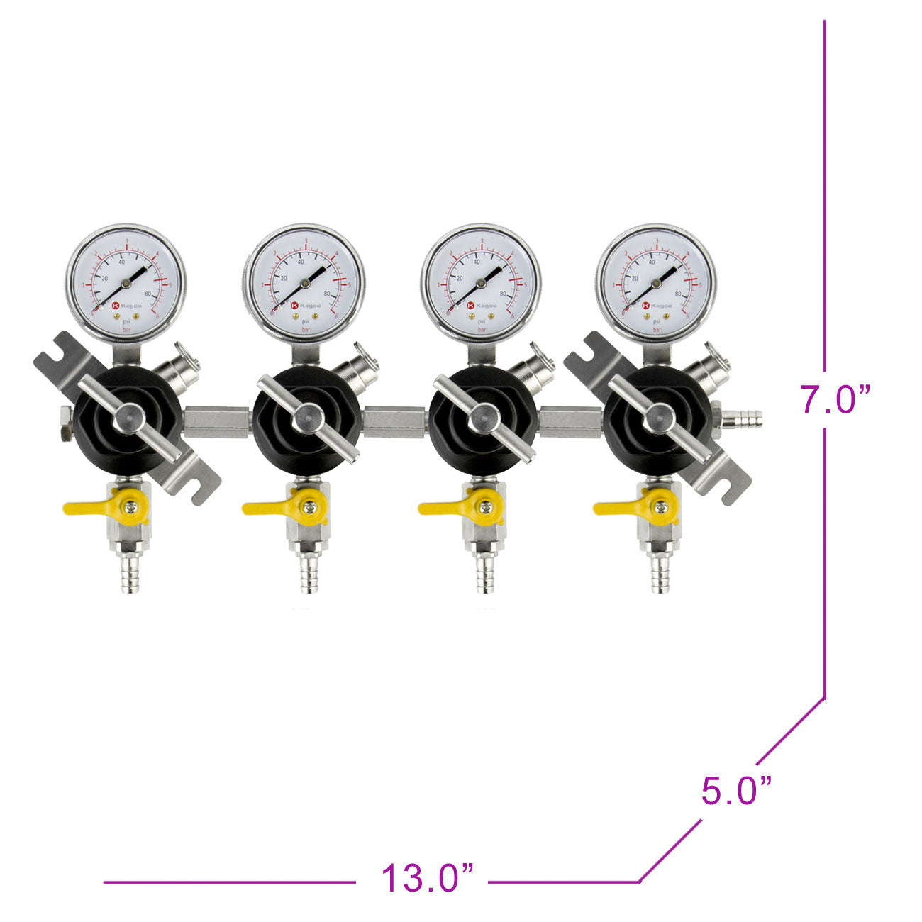 Commercial Grade Four Product Secondary Regulator