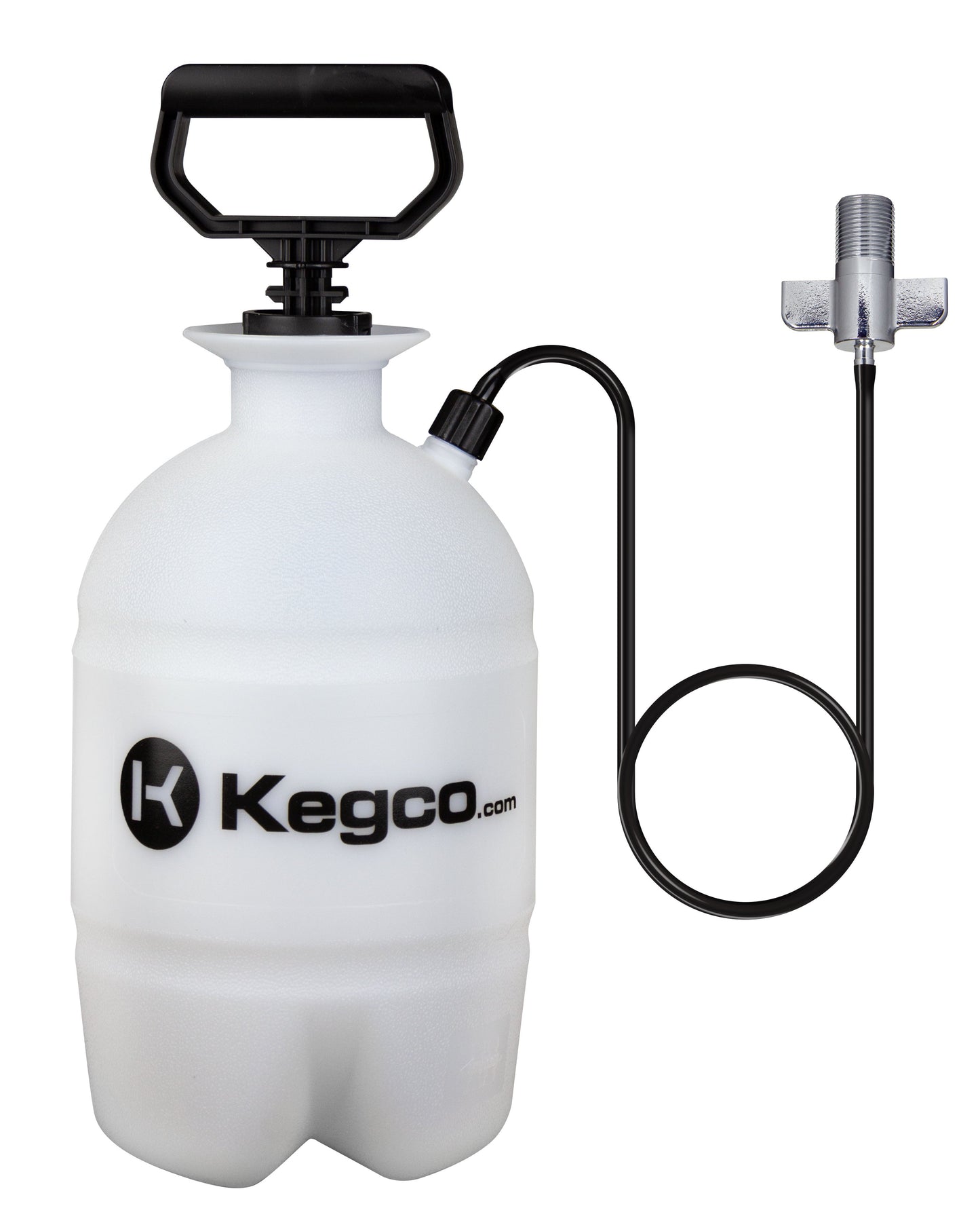 Deluxe Hand Pump Pressurized Keg Beer Kegerator Cleaning Kit w/ 32 oz. Cleaner