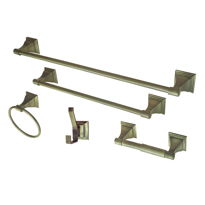 Kingston Brass Monarch 5-Piece Bathroom Accessory Set