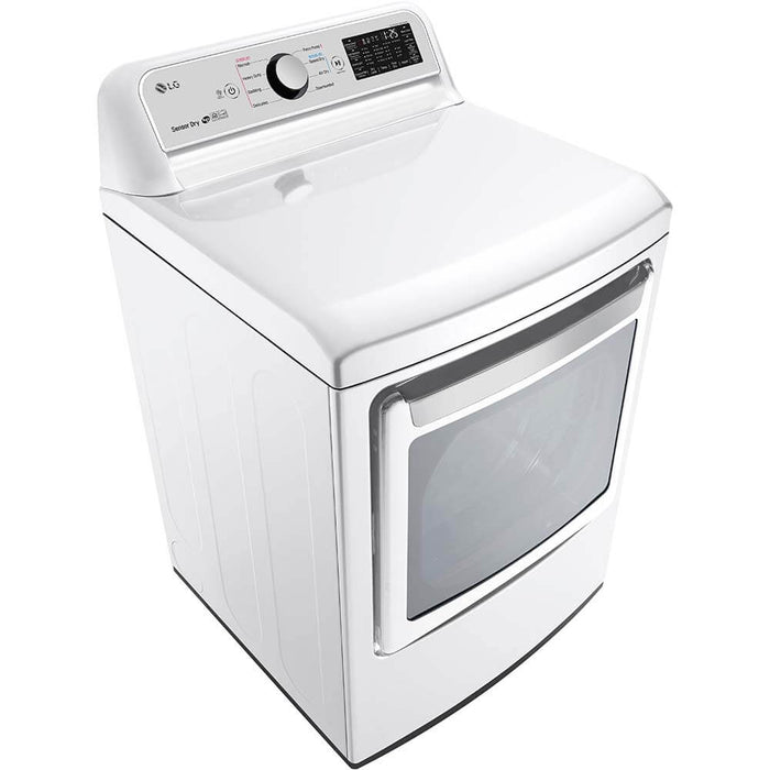 LG 27 Inch Rear Control Front Load Electric Dryer in White 7.3 cu. ft. (DLE7300WE)
