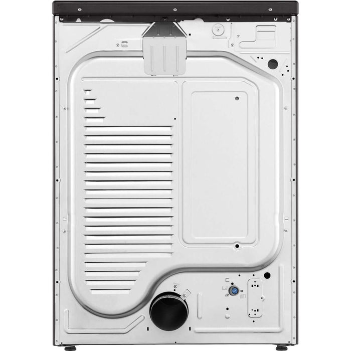 LG 27 In. 7.4-Cu. Ft. Front Load Gas Dryer with TurboSteam and Built-In Intelligence in Black Steel (DLGX4001B)