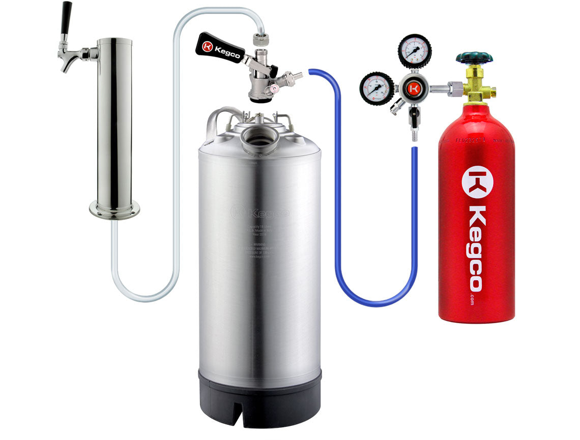 18 Liter Keg Beer Cleaning Can with D System Valve