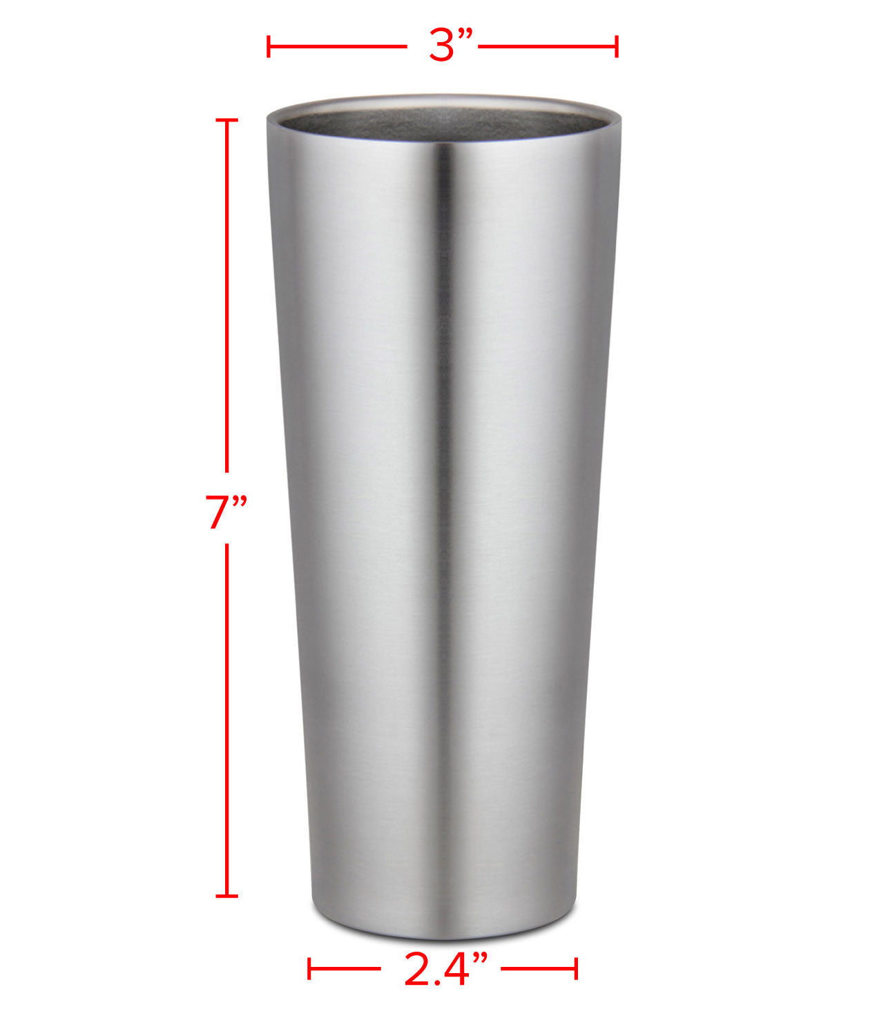 16 oz. Stainless Steel Vacuum Beer Cup
