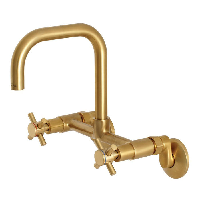 Kingston Brass Concord Two-Handle Wall-Mount Kitchen Faucet (KS413)