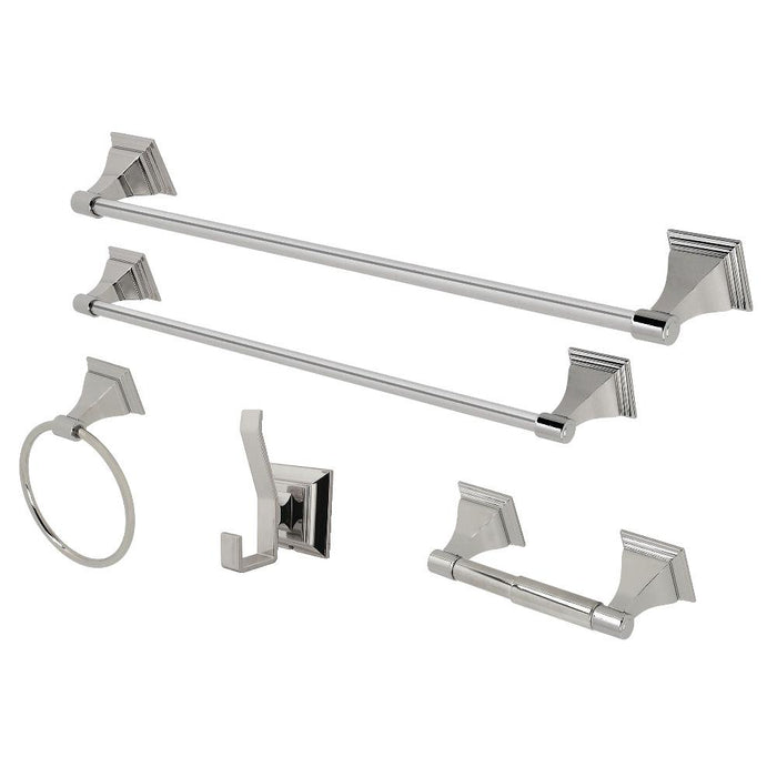 Kingston Brass Monarch 5-Piece Bathroom Accessory Set