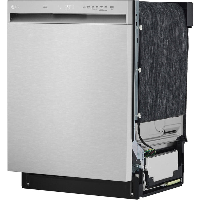 LG 4-Piece Kitchen Appliance Package with Range, French Door Refrigerator, Microwave, and Dishwasher (4KAP-LGLRLMLD30)