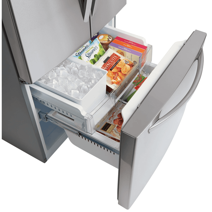 LG 30 Inch French Door Refrigerator in Stainless Steel 22 Cu. Ft. (LFC22770ST)