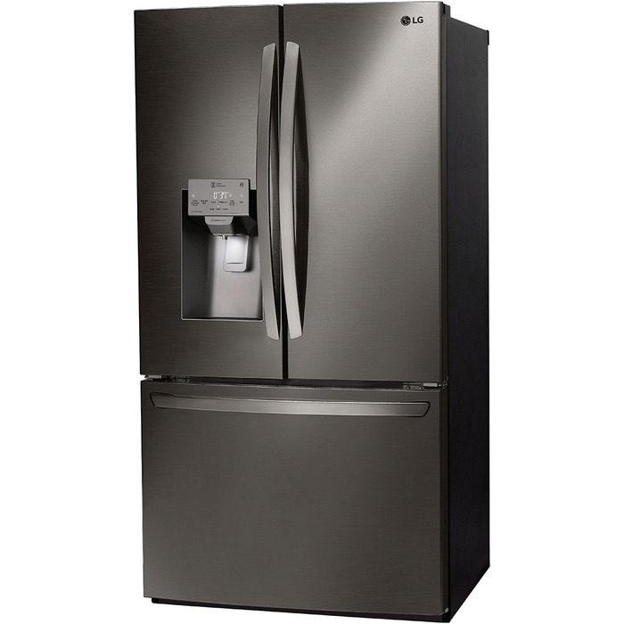 LG 36 Inch French Door Refrigerator in Black Stainless Steel 28 Cu. Ft. (LFXS28968D)