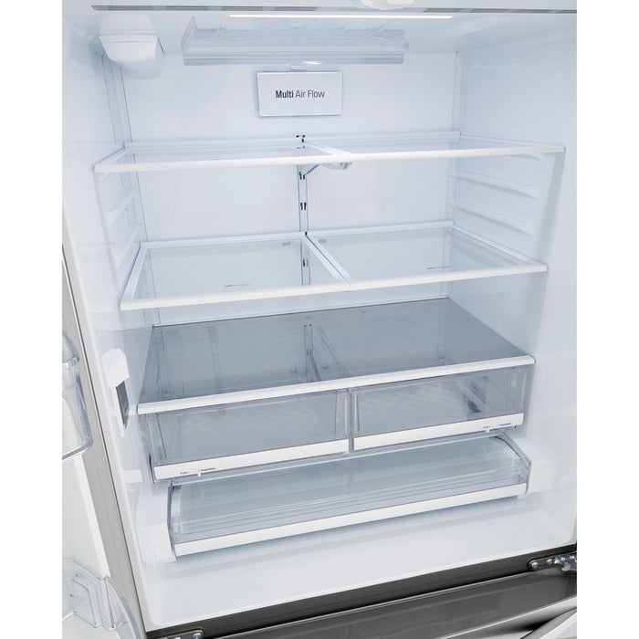 LG 36 Inch 4-Door French Door Refrigerator 27 Cu. Ft. (LMWS27626S)