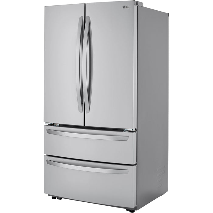 LG 36 Inch 4-Door French Door Refrigerator 27 Cu. Ft. (LMWS27626S)