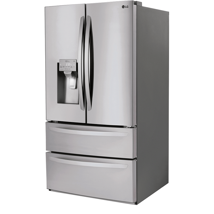 LG 4-Piece Kitchen Appliance Package with Range, French Door Refrigerator, Microwave, and Dishwasher (4KAP-LGLRLMLD30)