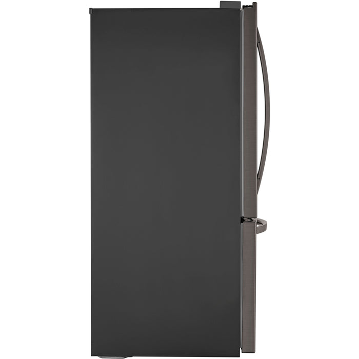 LG 33 Inch Bottom Freezer Refrigerator in Black Stainless Steel 26 Cu. Ft. (LRDCS2603D)