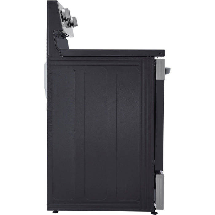 LG 6.3-Cu. Ft. Electric Smart Range with EasyClean, Stainless Steel (LREL6321S)