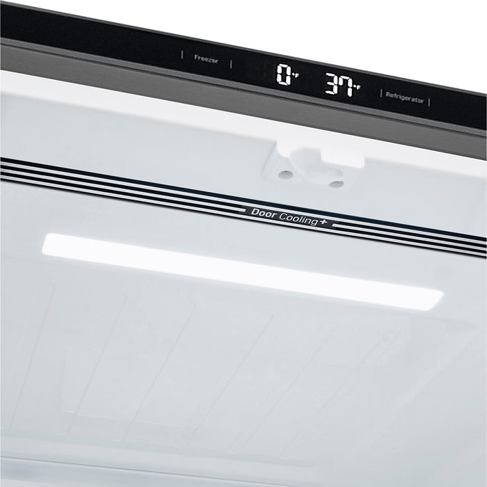 LG 33 Inch 3-Door French Door Refrigerator in Stainless Steel 25.1 Cu. Ft. (LRFCS2503S)