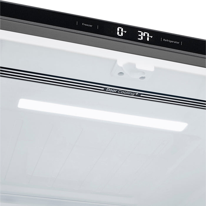 LG 33 Inch 3-Door French Door Refrigerator in Stainless Steel 25.1 Cu. Ft. (LRFCS2503S)