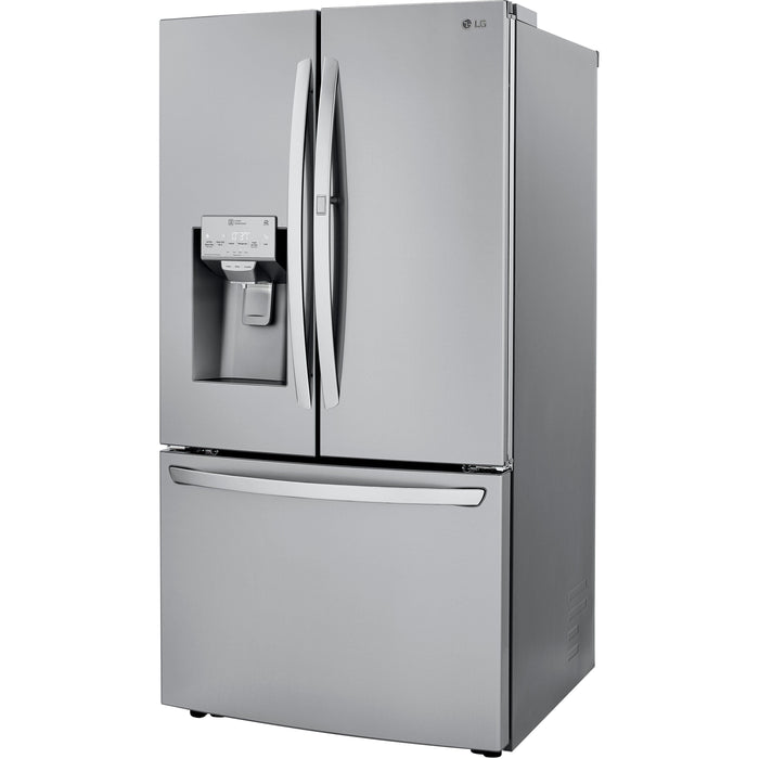 LG 36 Inch 3-Door French Door Refrigerator in Stainless Steel 30 Cu. Ft. (LRFDS3016S)
