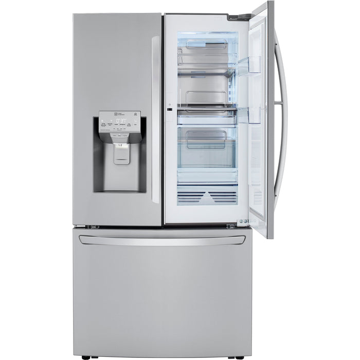 LG 36 Inch 3-Door French Door Refrigerator in Stainless Steel 30 Cu. Ft. (LRFDS3016S)