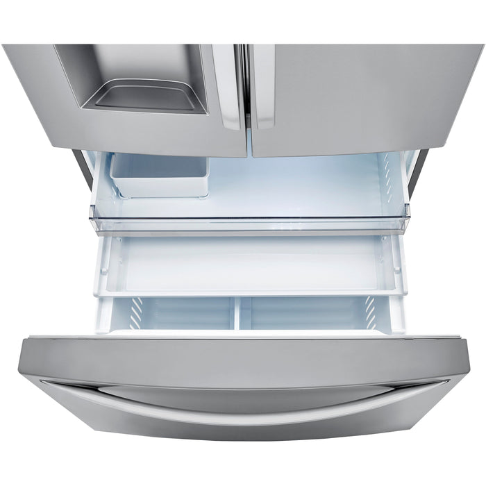 LG 36 Inch 3-Door French Door Refrigerator in Stainless Steel 30 Cu. Ft. (LRFDS3016S)