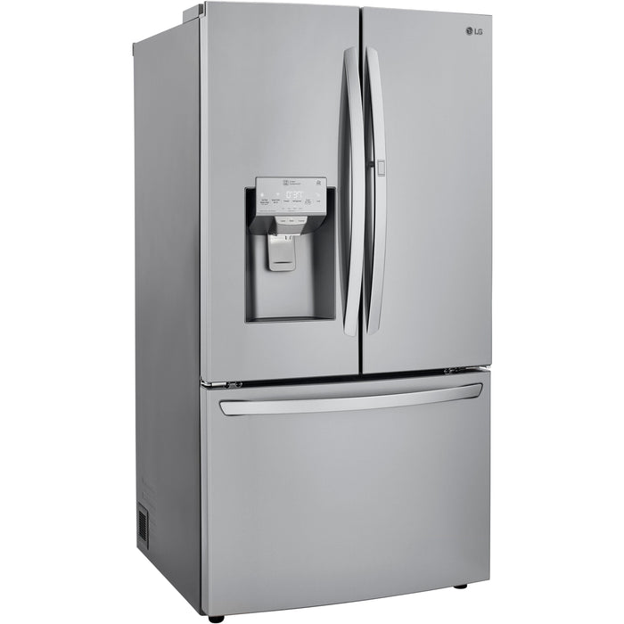 LG 36 Inch 3-Door French Door Refrigerator in Stainless Steel 30 Cu. Ft. (LRFDS3016S)