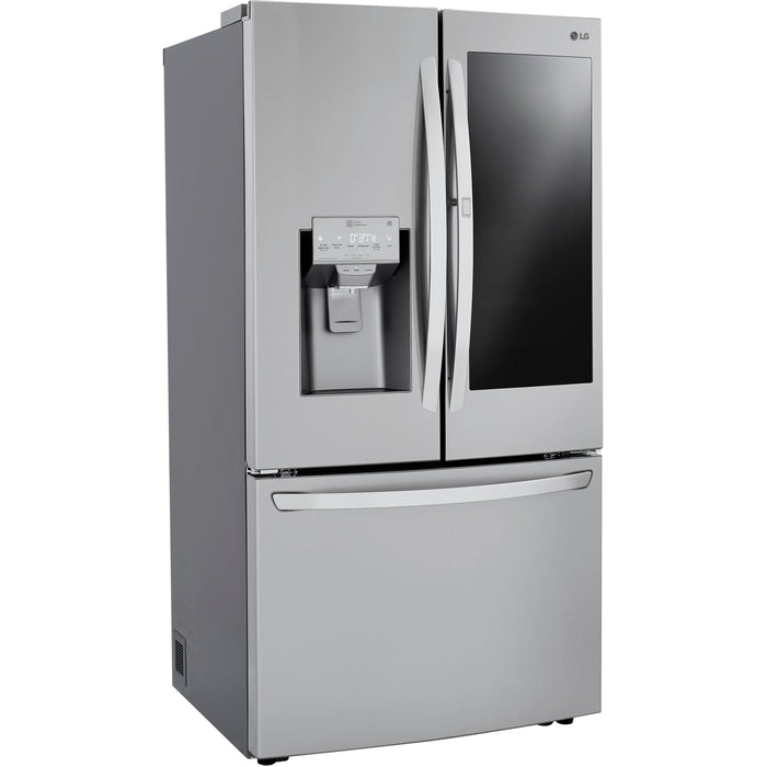 LG 36 Inch Counter-Depth French Door Refrigerator in Stainless Steel 24 Cu. Ft. (LRFVC2406S)