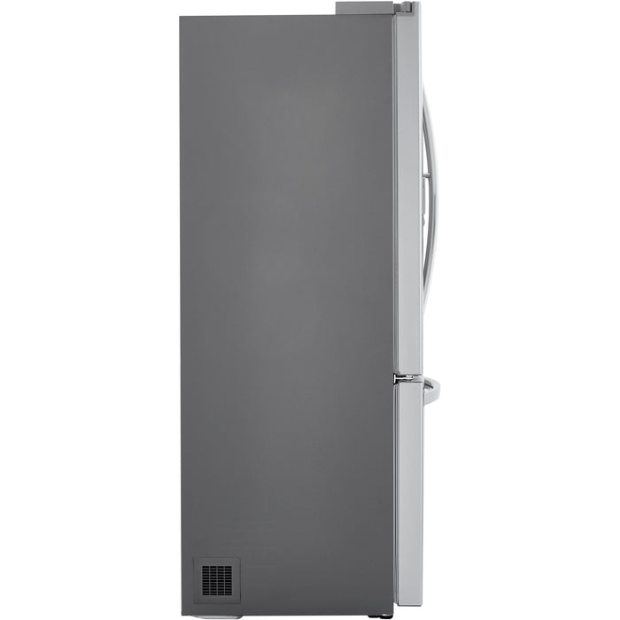 LG 36 Inch Counter-Depth French Door Refrigerator in Stainless Steel 30 Cu. Ft. (LRFVS3006S)