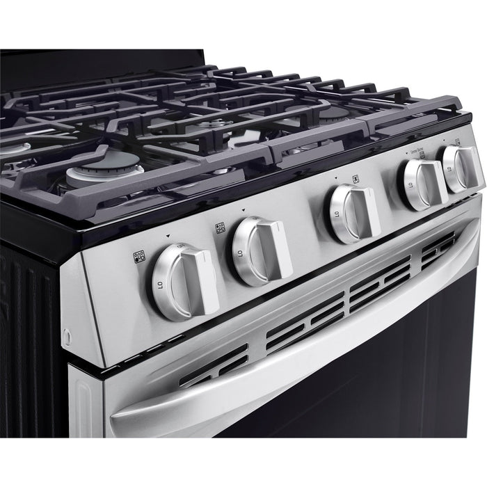 LG 5.8-Cu. Ft. Gas Smart Range with EasyClean, Stainless Steel (LRGL5821S)