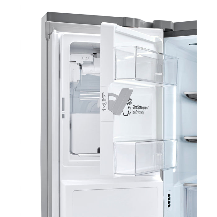 LG 36 Inch 4-Door French Door Refrigerator in Stainless Steel 23 Cu. Ft. (LRMDC2306S)