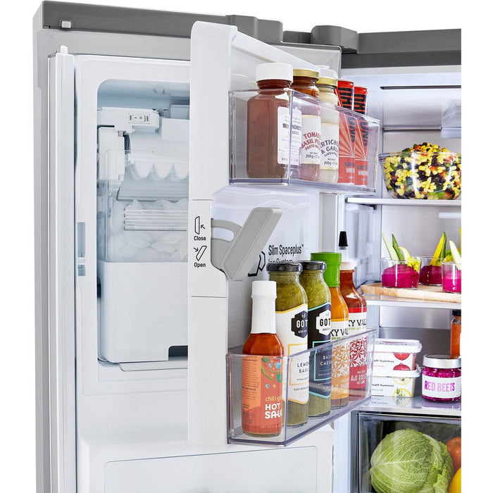 LG 36 Inch 4-Door French Door Refrigerator in Stainless Steel 23 Cu. Ft. (LRMDC2306S)