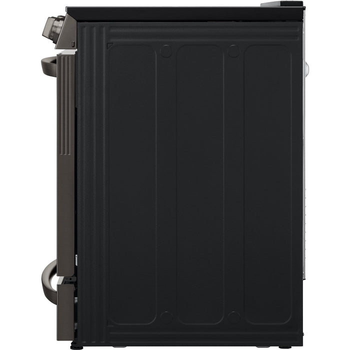 LG 6.3-Cu. Ft. Smart Wi-Fi Enabled ProBake Convection InstaView Electric Slide-in Range with Air Fry, Black Stainless Steel (LSEL6337D)