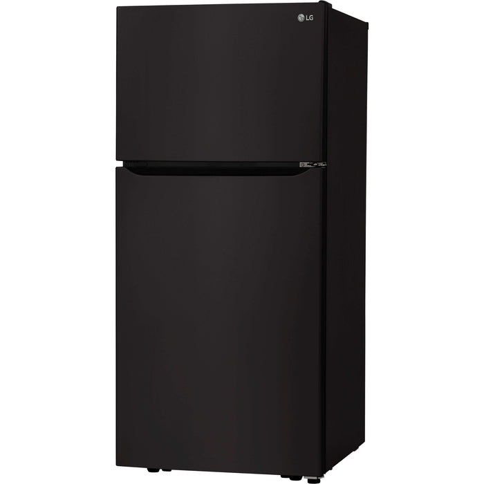 LG 30 Inch Top Freezer Refrigerator in Black 20 Cu. Ft. (LTCS20020B)