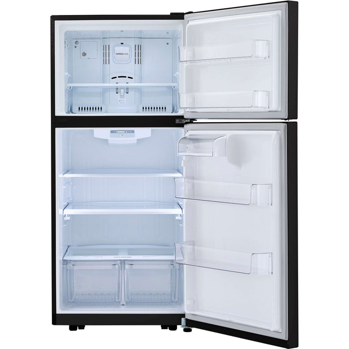 LG 30 Inch Top Freezer Refrigerator in Black 20 Cu. Ft. (LTCS20020B)