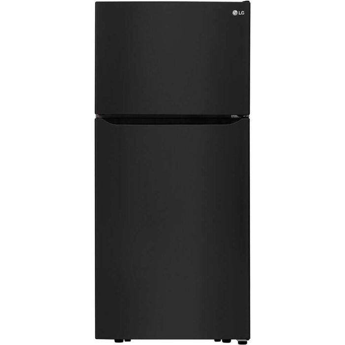 LG 30 Inch Top Freezer Refrigerator in Black 20 Cu. Ft. (LTCS20020B)