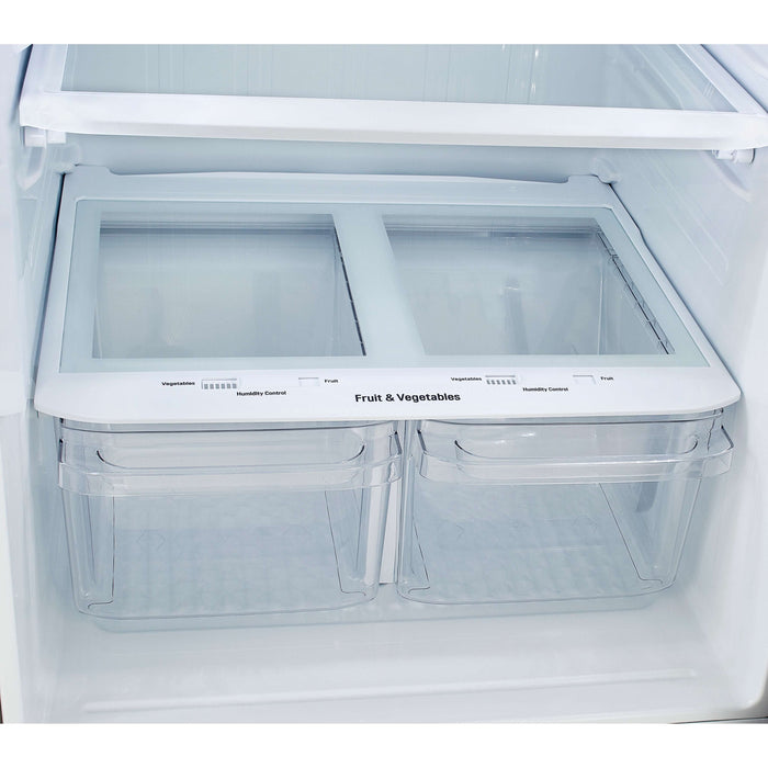 LG 30 Inch Top Mount Refrigerator in Stainless Steel 20 Cu. Ft. (LTCS20020S)