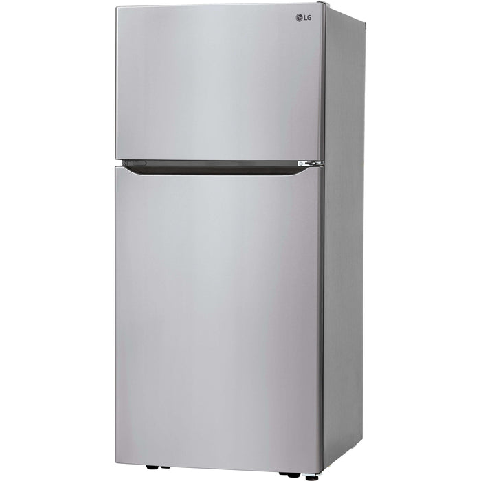 LG 30 Inch Refrigerator with Top-Mount Freezer in Stainless Steel 20 Cu. Ft. (LTCS20030S)