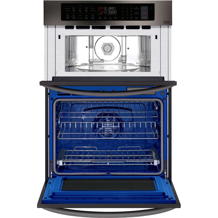 LG 30-in. Combination Wall Oven in Black Stainless Steel (LWC3063BD)