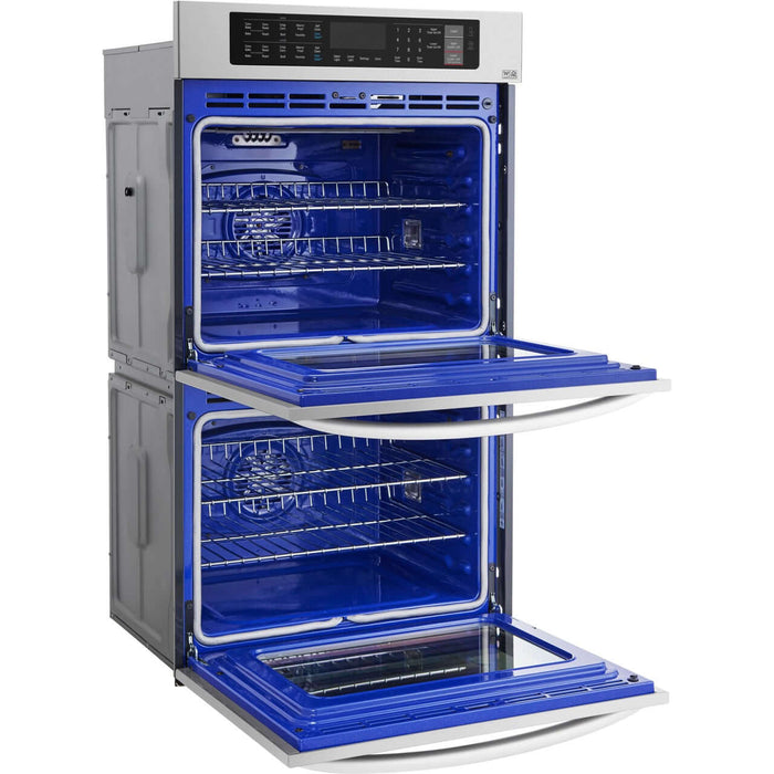 LG 30 in. Electric Double Wall Oven with True Convection in Stainless Steel (LWD3063ST)