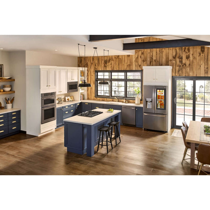 LG 30 in. Electric Single Wall Oven with True Convection in Black Stainless Steel (LWS3063BD)
