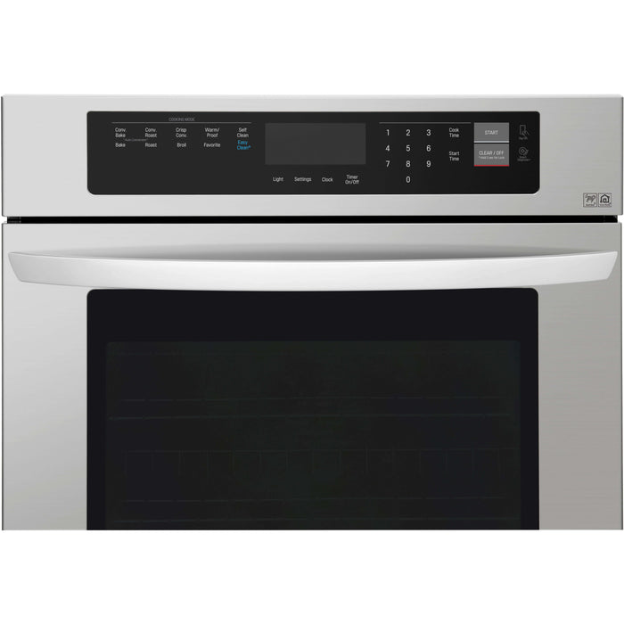 LG 30 in. Electric Single Wall Oven with True Convection in Stainless Steel (LWS3063ST)