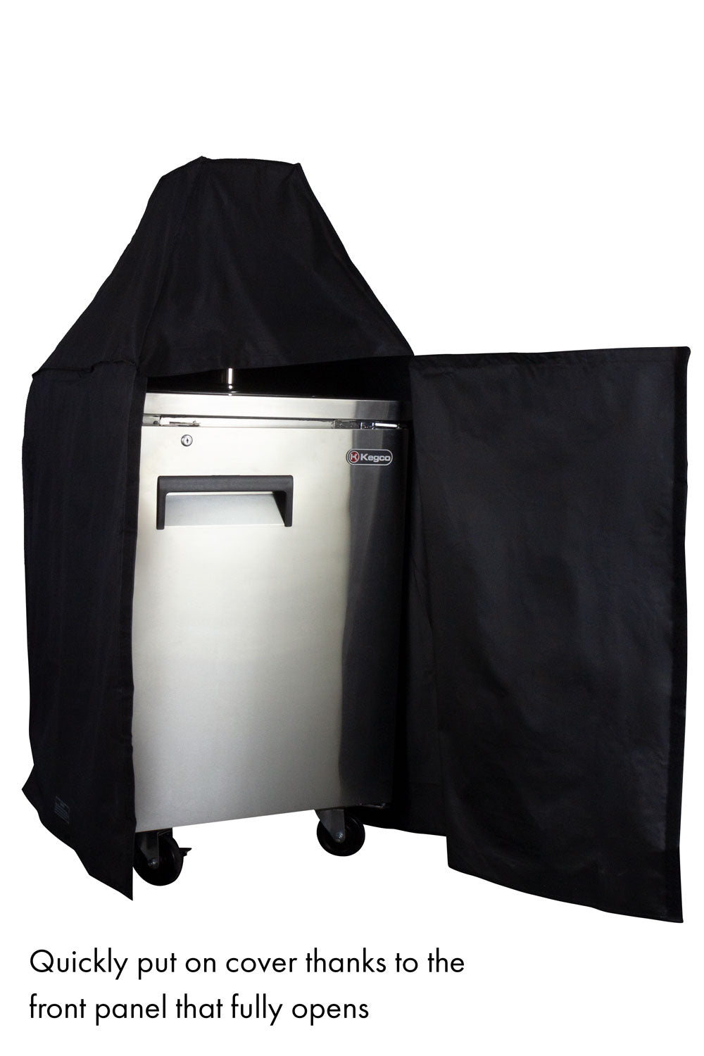 EZ-On Commercial Kegerator Cover with Door Panel