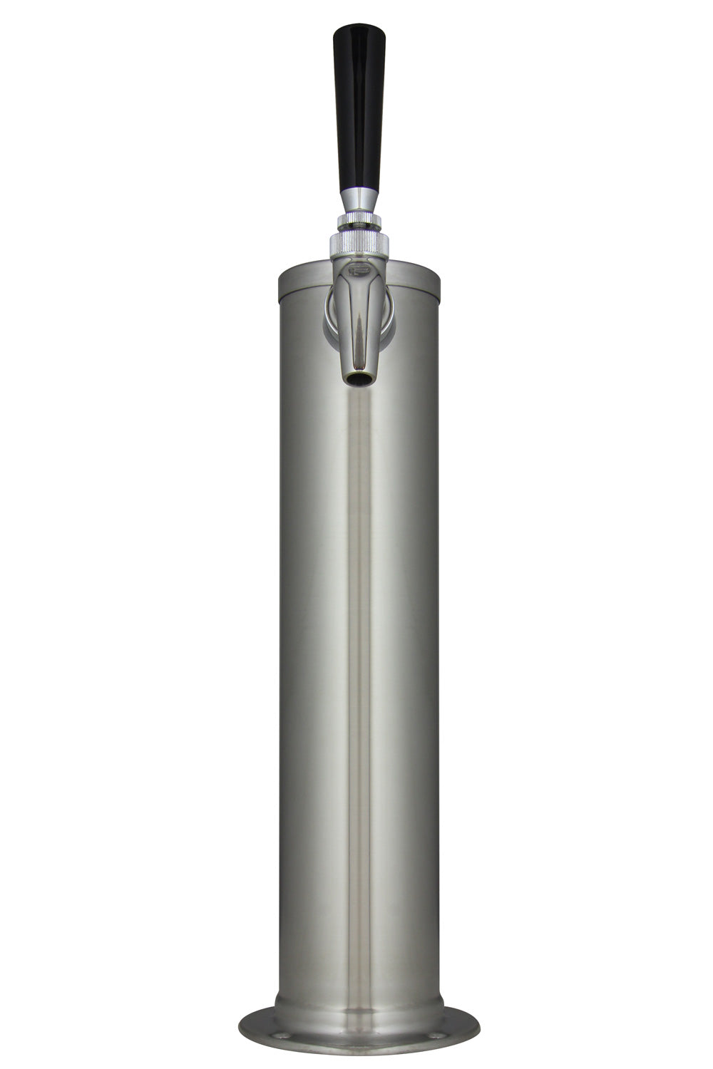 14" Tall Brushed Stainless Steel 1-Faucet Draft Beer Tower - Perlick Faucet