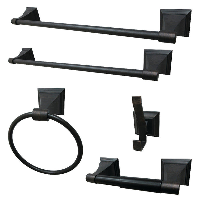 Kingston Brass Monarch 5-Piece Bathroom Accessory Set