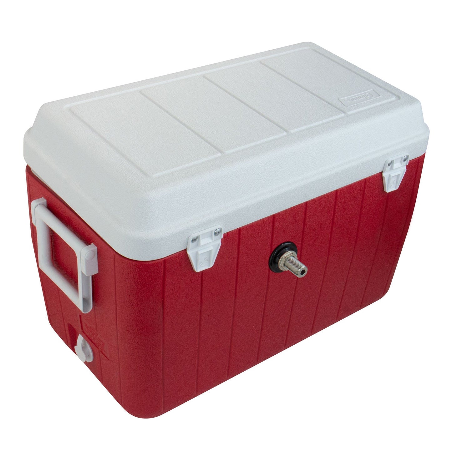 Red Single Tap 54 Qt. Beer Jockey Box with Center Mounted Faucet