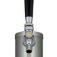 14" Tall Brushed Stainless Steel 1-Faucet Draft Beer Tower - 100% Stainless Steel Contact
