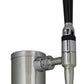 14" Tall Brushed Stainless Steel 1-Faucet Draft Beer Tower with Stout Faucet