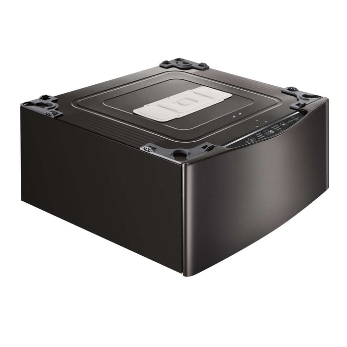 LG 27-In SideKick Pedestal Washer in Black Steel (WD100CB)