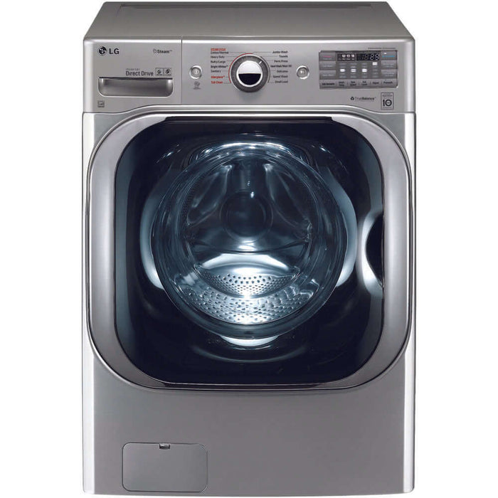 LG 29 Inch Mega Capacity Front Load Washer in Graphite Steel 5.2 cu. ft. (WM8100HVA)